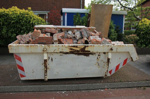 Professional team conducting office clearance in Morden